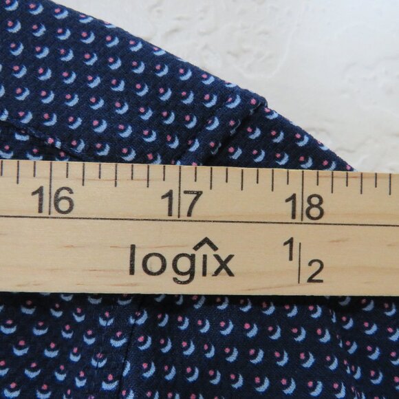 Rugby* Men's Short Sleeve Button Down Curved Hem Textured BOHO Shirt~ Medium - Picture 6 of 10